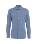 Camicia 'tailor' in tessuto active #blu