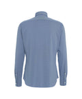 Camicia 'tailor' in tessuto active #blu