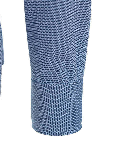 Camicia 'tailor' in tessuto active #blu