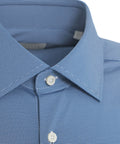 Camicia 'tailor' in tessuto active #blu