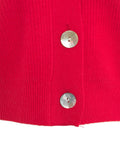 Cardigan a maglia in cashmere #rosso