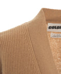 Cardigan a maglia in cashmere #marrone