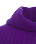 Maglione con dolcevita #viola