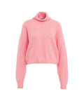 Maglione con dolcevita #rosa