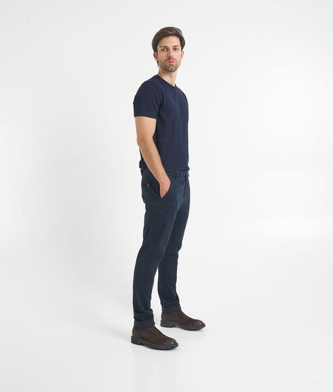 Pantaloni slim fit "Gaubert #blu