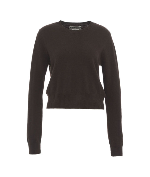 Maglione in cashmere #marrone