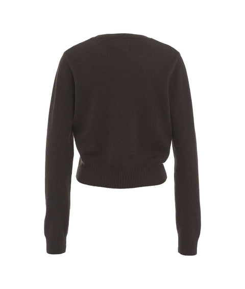 Maglione in cashmere #marrone