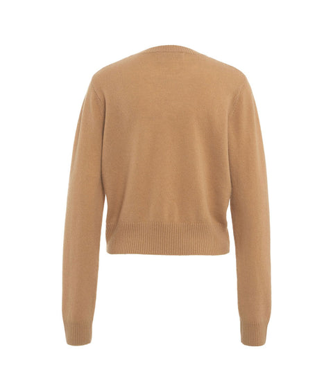 Maglione in cashmere #marrone