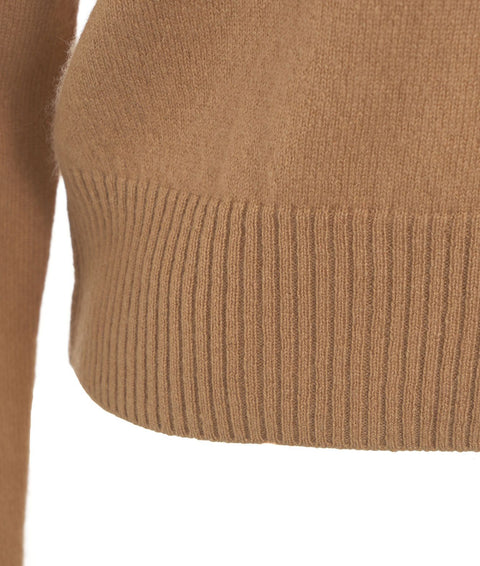 Maglione in cashmere #marrone