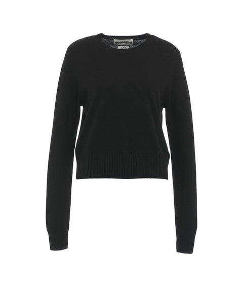 Maglione in cashmere #nero