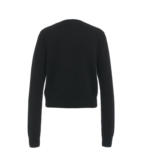 Maglione in cashmere #nero