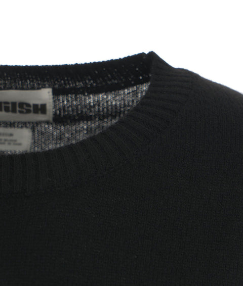 Maglione in cashmere #nero