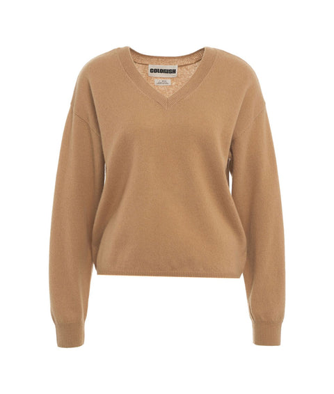 Maglione in cashmere #marrone