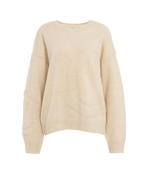 Maglione in cashmere #beige