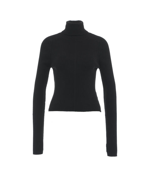 Maglione con dolcevita #nero