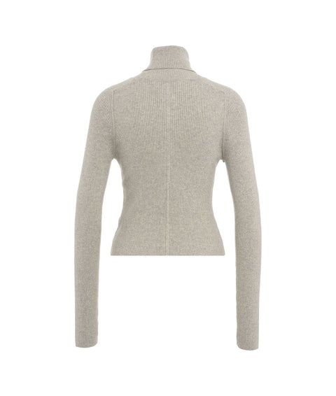 Maglione con dolcevita #grigio