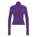 Maglione con dolcevita #viola