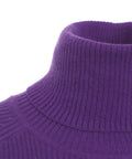 Maglione con dolcevita #viola