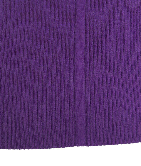 Maglione con dolcevita #viola