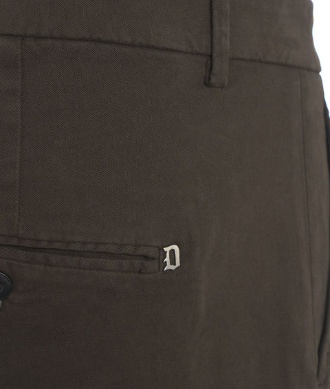 Pantaloni slim fit "Gaubert #marrone