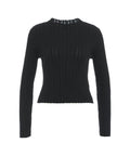 Pullover in maglia #nero