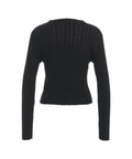 Pullover in maglia #nero