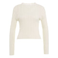 Pullover in maglia #bianco