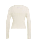 Pullover in maglia #bianco