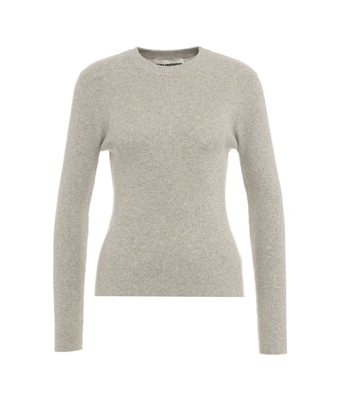 Pullover in maglia #grigio