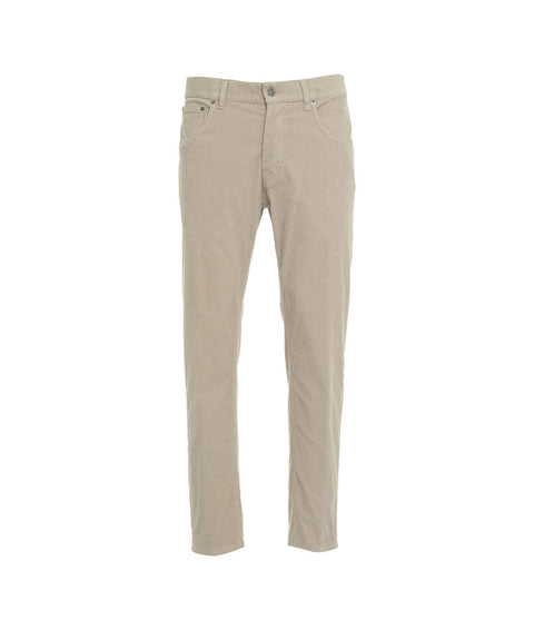 Pantaloni di velluto a coste 'Dian' #beige