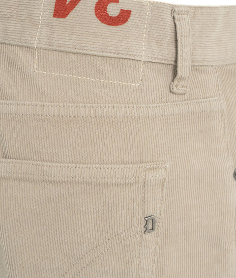 Pantaloni di velluto a coste 'Dian' #beige