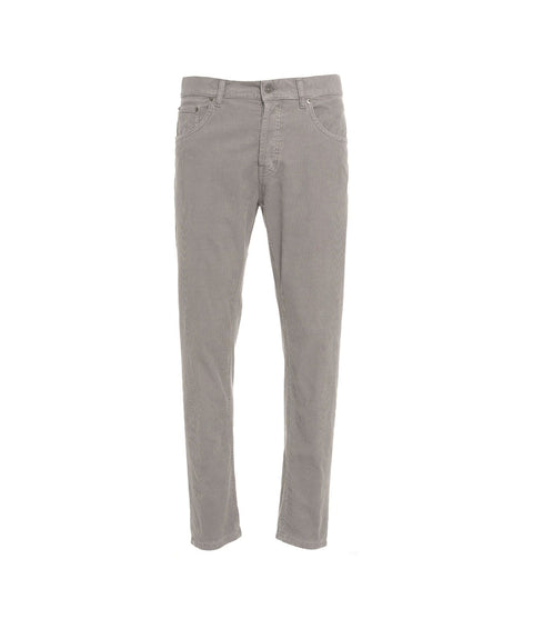 Pantaloni di velluto a coste 'Dian' #grigio