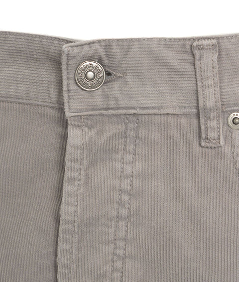 Pantaloni di velluto a coste 'Dian' #grigio