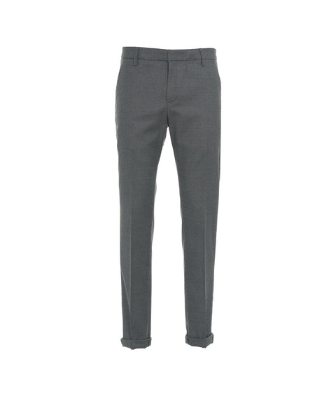 Pantaloni in lana pressata 'Gaubert' #grigio