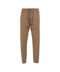 Pantaloni chino in flanella 'Yuri' #marrone