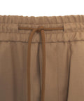 Pantaloni chino in flanella 'Yuri' #marrone