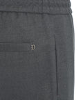 Pantaloni chino in flanella 'Yuri' #grigio