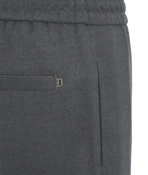 Pantaloni chino in flanella 'Yuri' #grigio