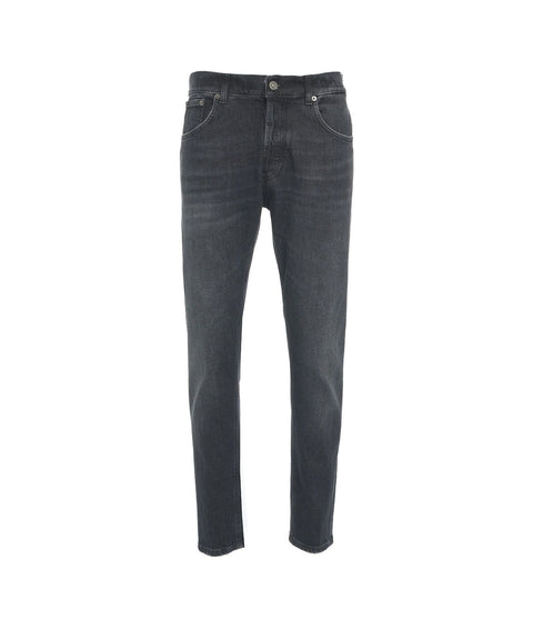 Jeans 'Dian' in Carrot Slim Fit #nero