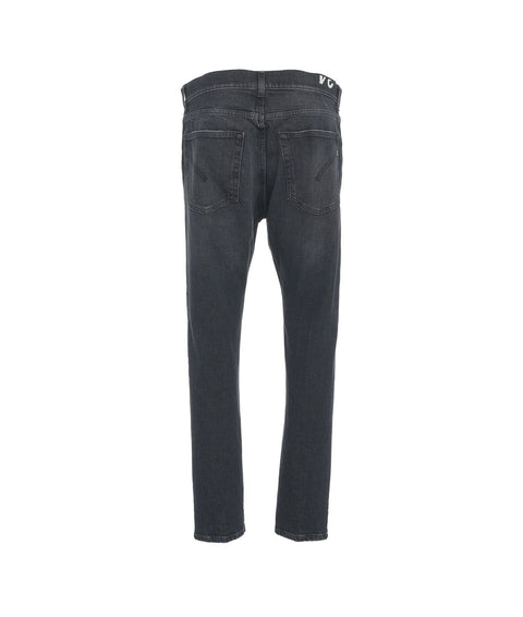 Jeans 'Dian' in Carrot Slim Fit #nero