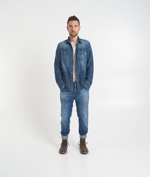 Jeans carrot fit 'Brighton' #blu