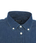 Camicia in denim #blu