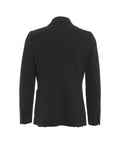 Blazer doppiopetto in misto cotone #nero