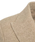 Blazer doppiopetto a spina di pesce #beige