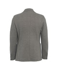 Blazer monopetto a spina di pesce #grigio