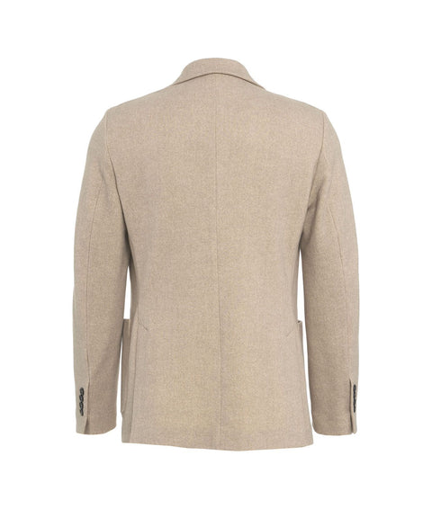 Blazer monopetto #beige