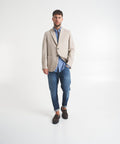 Blazer monopetto #beige