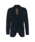 Blazer in jersey #blu