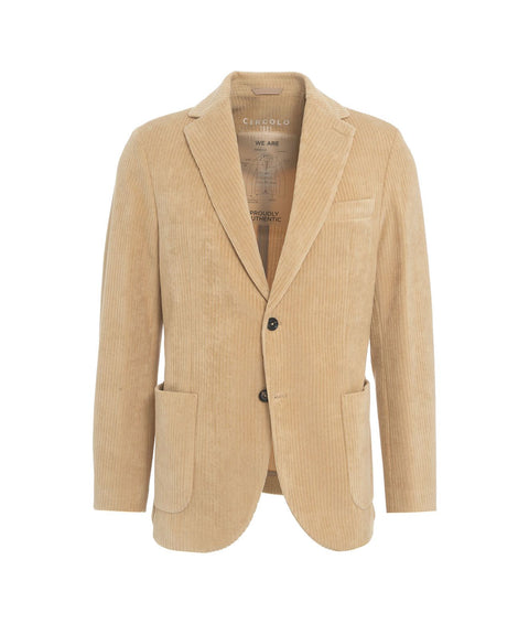 Blazer in jersey #beige