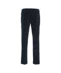 Pantaloni in velluto a coste con coulisse #blu